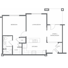 Oak floor plan