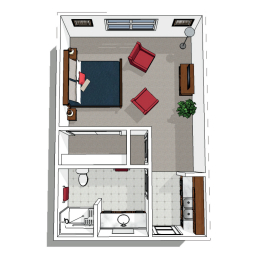 Oak floor plan